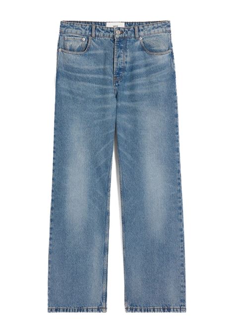 jeans large fit uomo blu AMI PARIS | HTR450.DE0046480